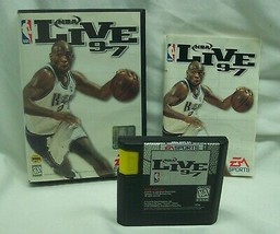 Vintage Nba Live 97 Basketball Sega Genesis Video Game Complete w/ Manual 1997 - $18.32