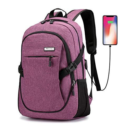 Ranvoo Laptop Backpack, Business Waterproof Travel Backpack with USB ...