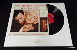 Sammy Cahn Signed Framed 1960 Let's Make Love 16x20 Record Album Display image 1