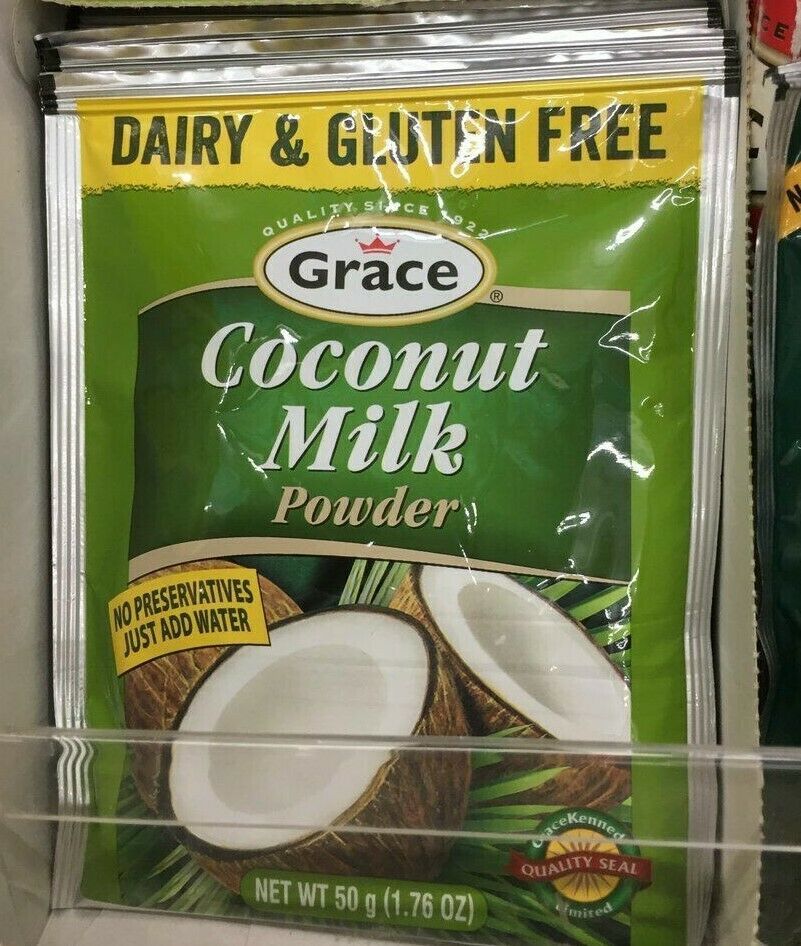 Grace Coconut Milk power Dairy &Gluten FREE 50g ( 3 packet) Vitamins