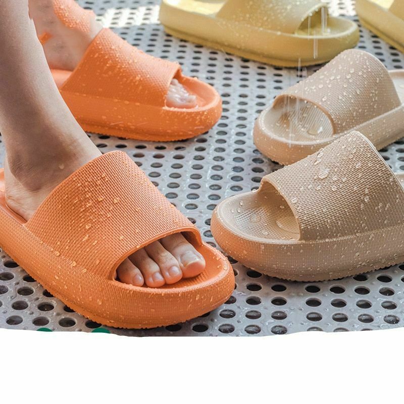 Women Flip Flops Thick Platform Sandals Beach Slippers Summer Casual Flat Shoes