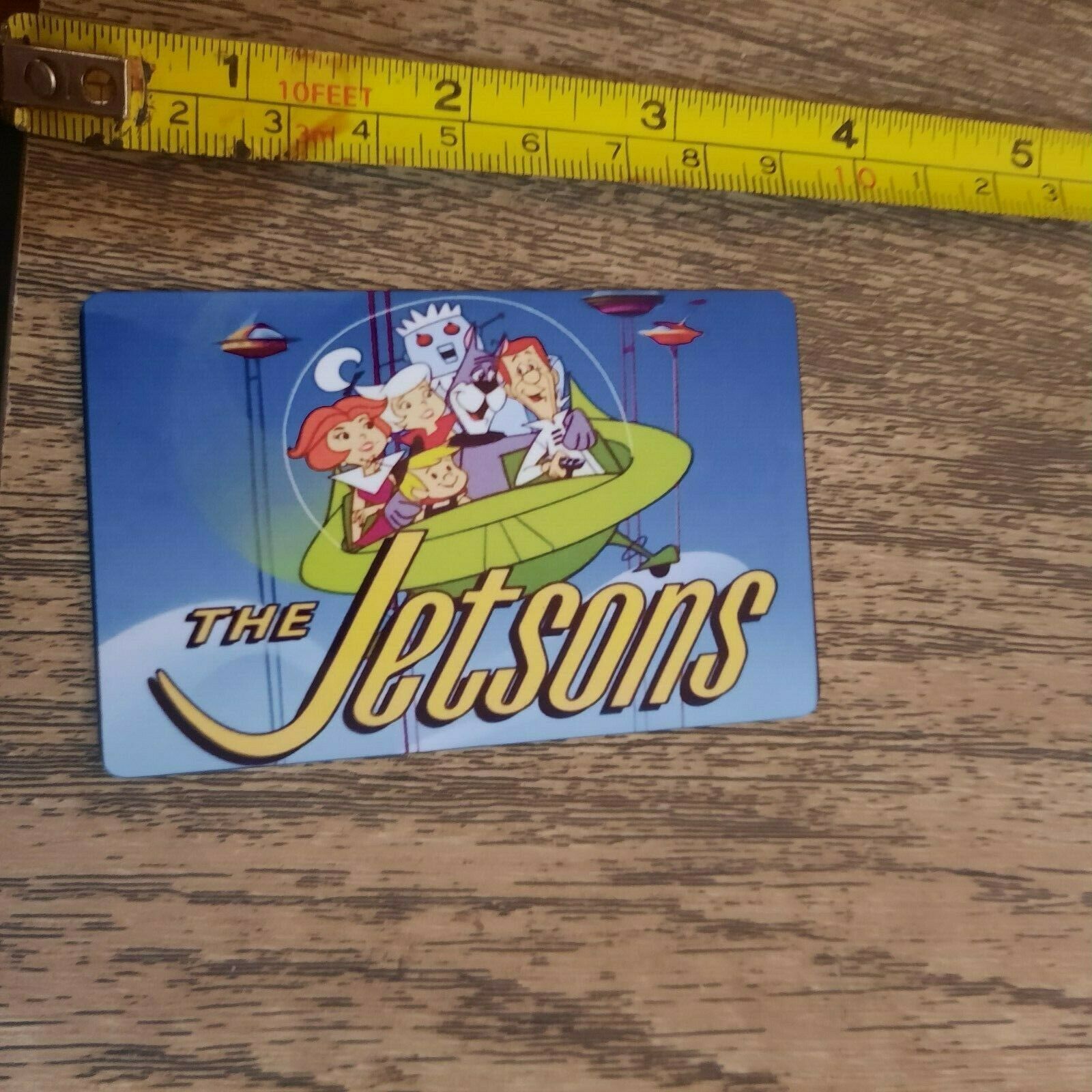 Jetsons Classic Cartoon 3-3/8 x 2-1/8 Metal Fridge Toolbox Magnet