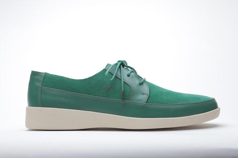 Johnny Famous Bally Style Park West Green Low Tops - Casual Shoes