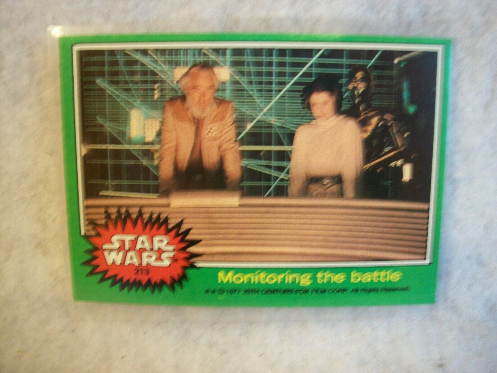 Star Wars Series 4 (Green) Topps 1977 Trading Card 213