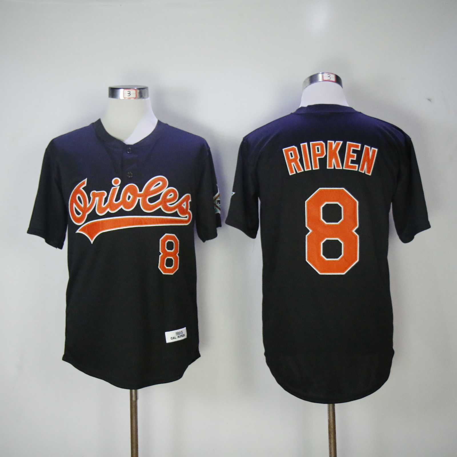 Men's Baltimore Orioles Cal Ripken Jr Black Pullover ...