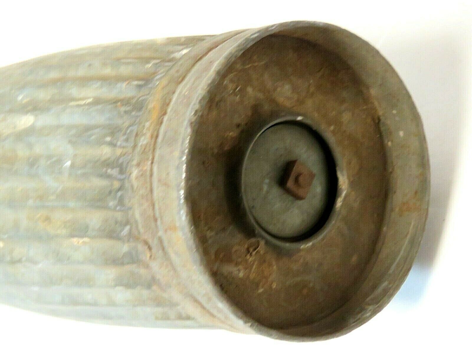 Vintage Primitive Galvanized Well Water Draw Bucket with Handle Garden