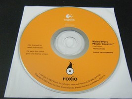 Logitech Roxio VideoWave Movie Creator Lite Edition (PC, 2003) - Program Disc!!! - $13.61