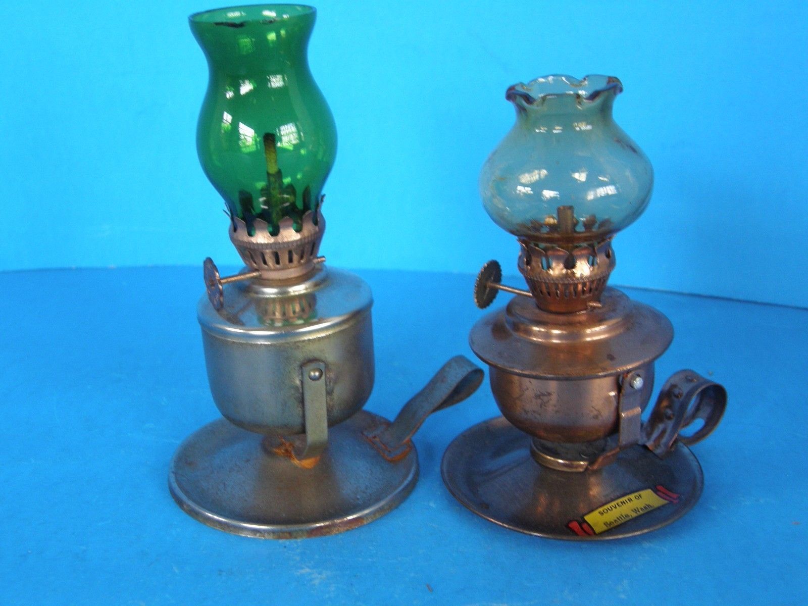 Lot Of 2 Vintage Souvenir Miniature Metal And 50 Similar Items