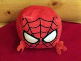 Marvel Spider-Man Bright Red CUBD Collectibles Soft Plush 4" X 4" X 4" Cube - $4.29
