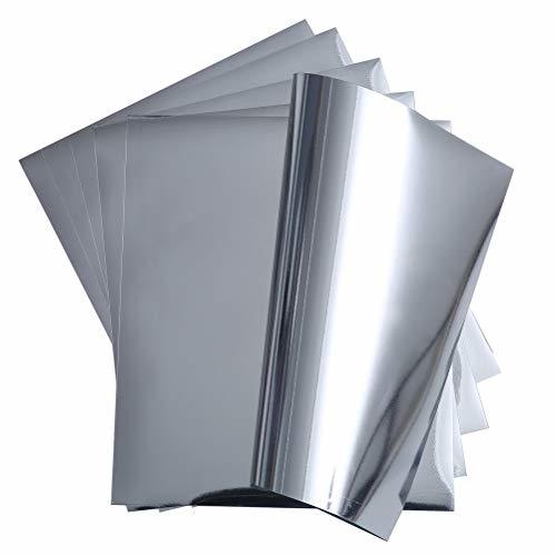 Stretchable Metallic Silver Foil HTV Heat Transfer Vinyl for TShirts