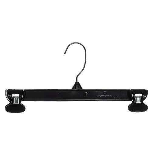 6012 Black Plastic Hangers With Rotating Metal Hook With
