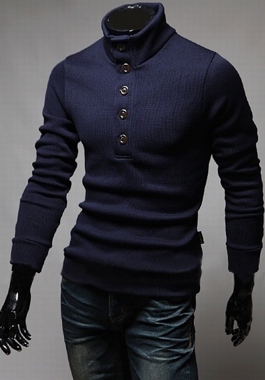 High Neck Sweater Men Casual Sweater Pullover Sweaters M/L/XL/XXL