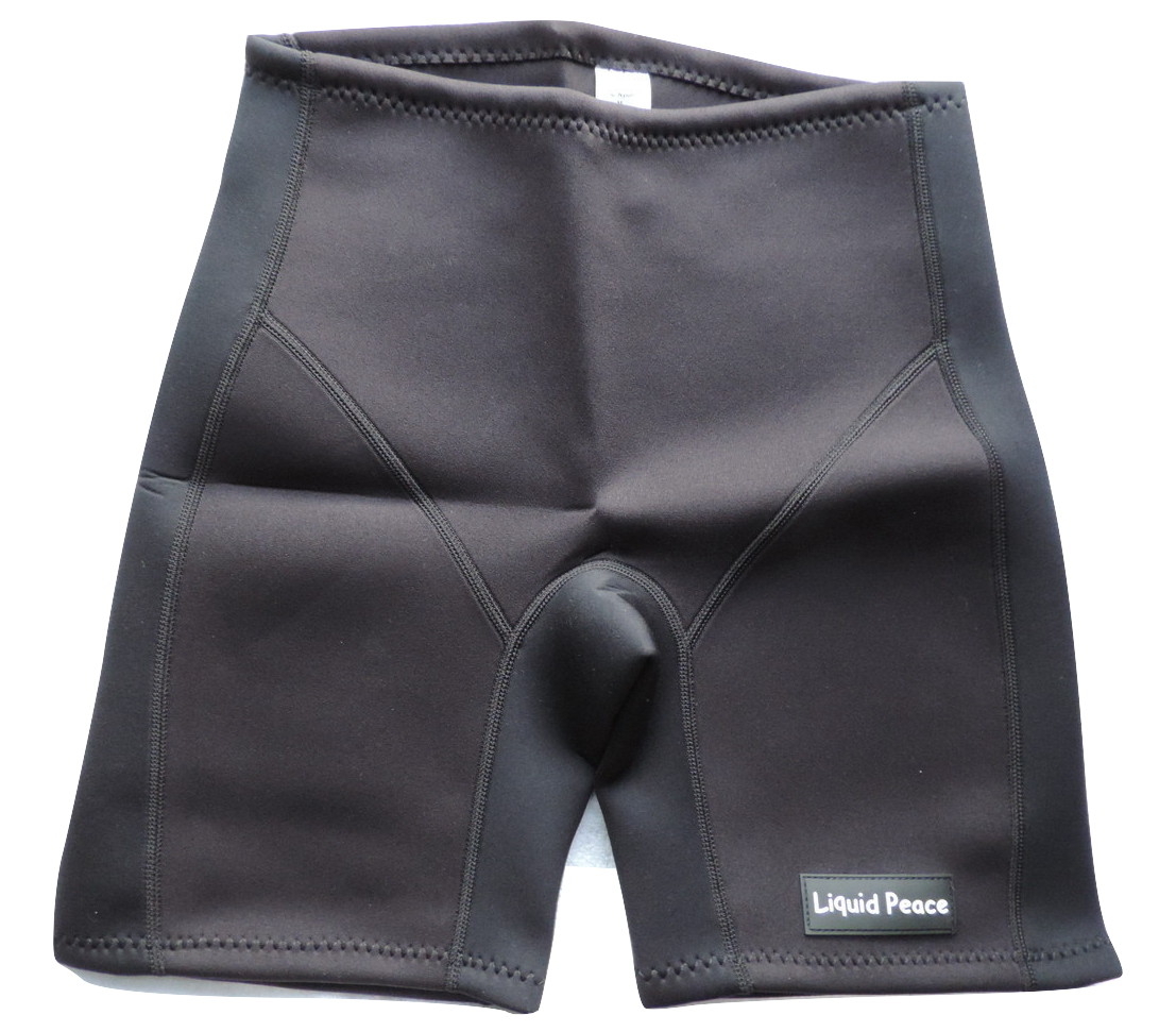 Men's 2mm Neoprene Wetsuit Shorts, SuperStretch, 7 Panel, Sizes Small