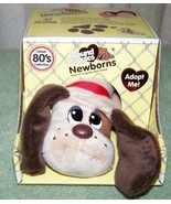 Pound Puppies Newborn Lt. Brown with Brown Ears Puppy 7&quot;L Mini Plush New - $14.50