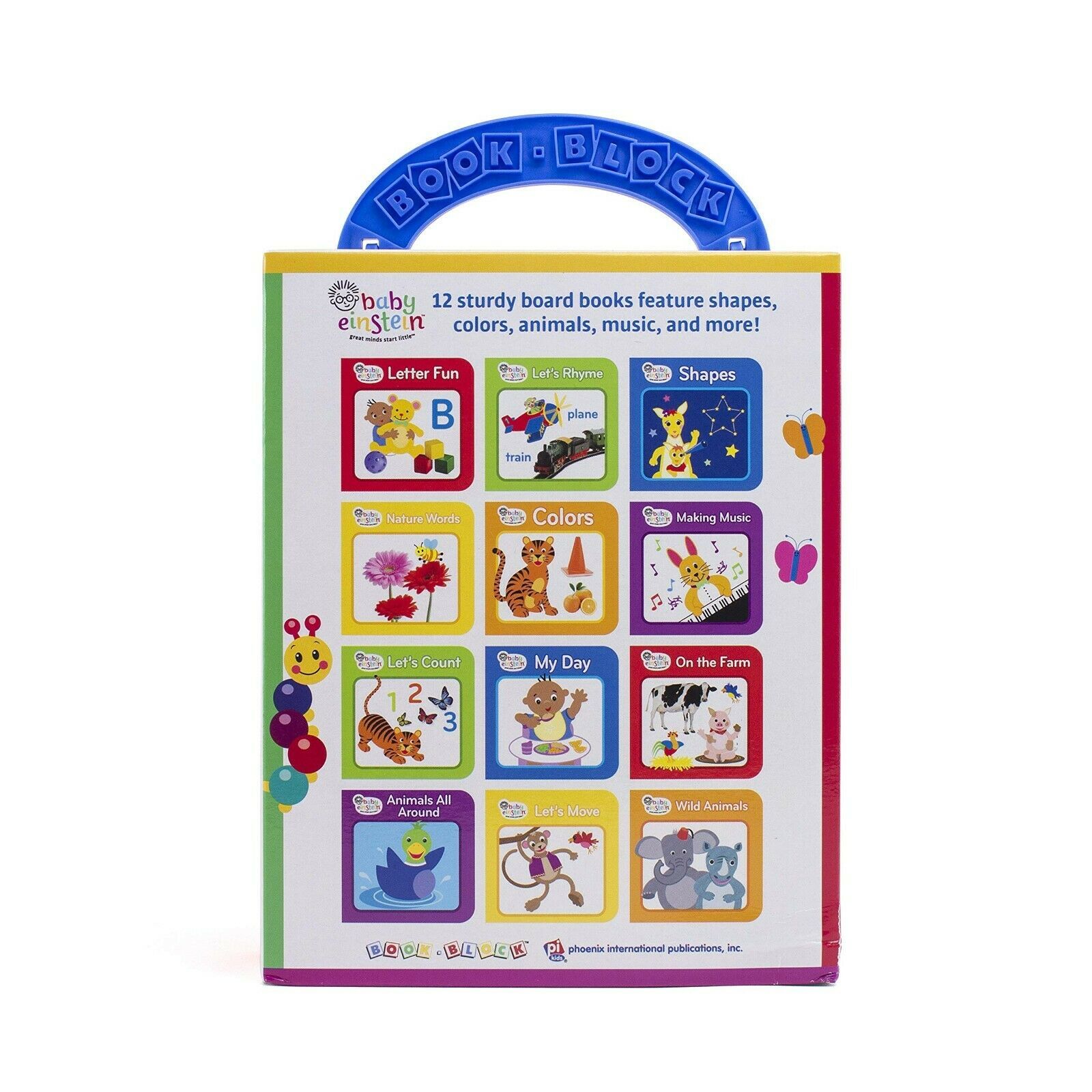 Baby Einstein - My First Library Board Book Block 12-Book Set ...