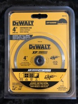 DEWALT DW4729 4-Inch Continuous Rim Diamond Saw Blade with 7/8-Inch Arbor  - $23.95
