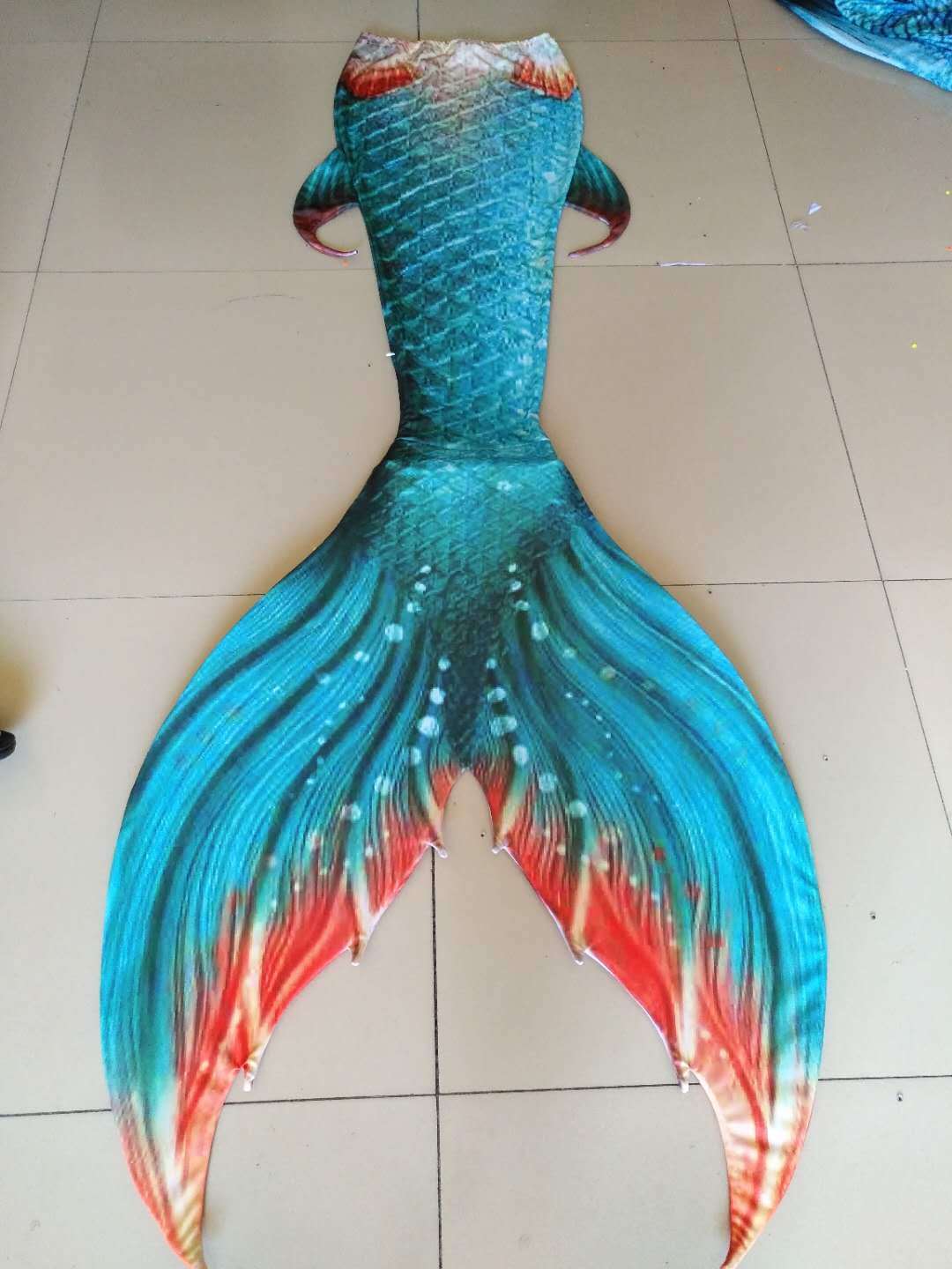 New Green Mermaid Tails for Swimming with Monfin and Fins for Women and ...