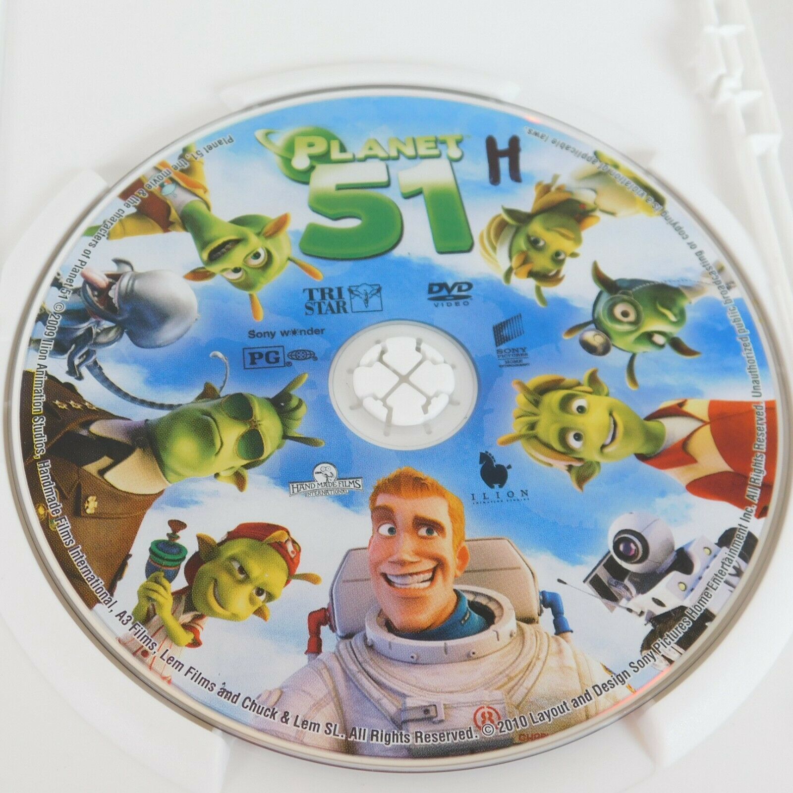 Planet 51 DVD 2009 Dwayne Johnson Jessica Biel Justin Long Gary Oldman ...