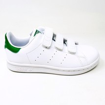 Adidas Originals Stan Smith CF White Green Kids Youth Casual Sneakers FX... - $44.95