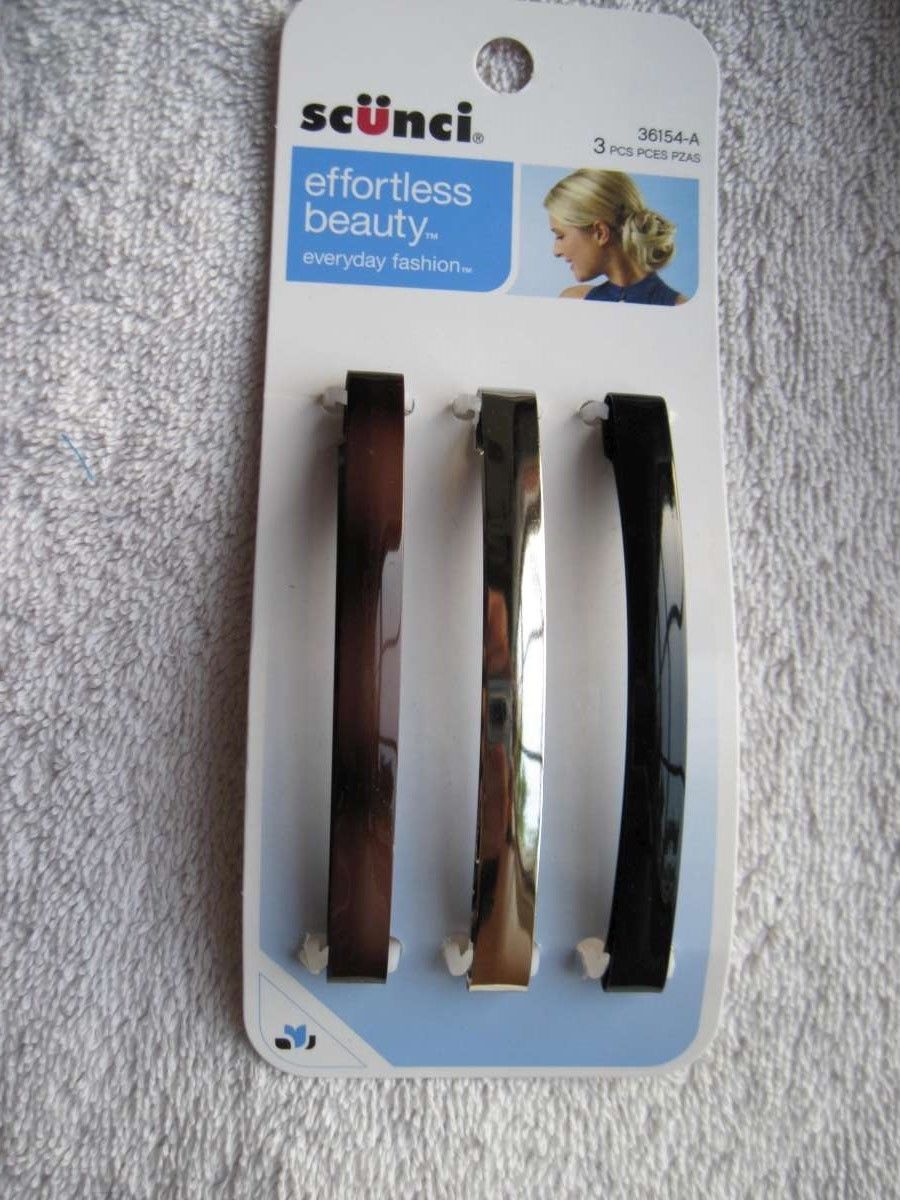 3 Scunci Stay Put Tight Metal Bar Clasp 3 And 50 Similar Items