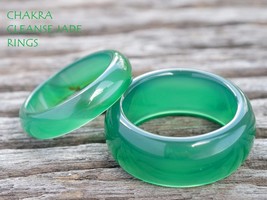 Chakra AURIC Balance SUPER POWER CLEANSE JADE STONE RING WHITE Love TALI... - $50.00