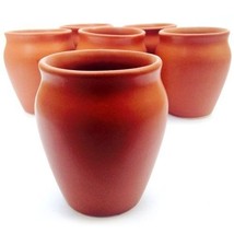 Terracotta Tea cup Coffee Beer Mug Handcrafted Indian Earthenware collectable - $35.00+