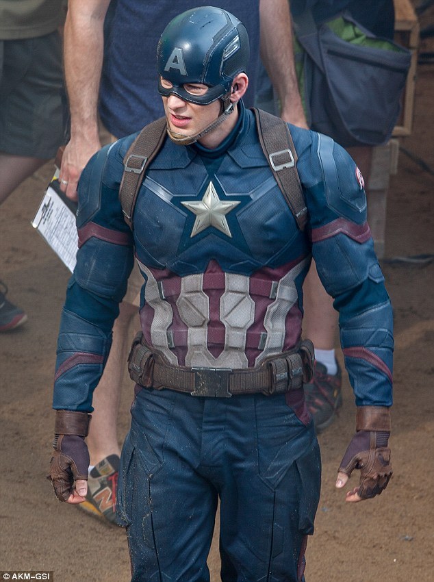 Image of Captain America Civil War Costume Jacket, Pure Leather Jacket For Men, Nomad