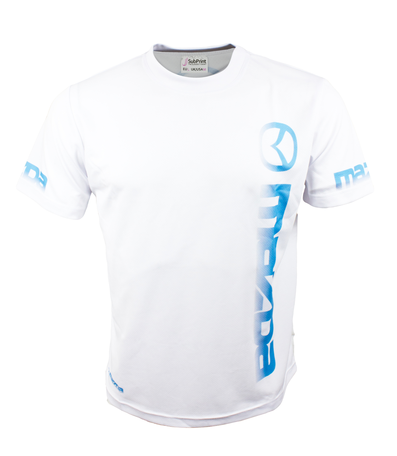 Mazda White Fan T-Shirt Motorsports Car Racing Sports Top Gift New Fashion