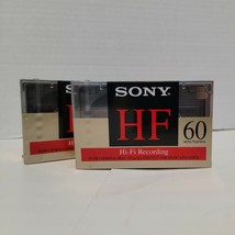 Sony High Fidelity HF 60 Min Audio Cassette 2 Pack Music Voice Sealed - $5.86