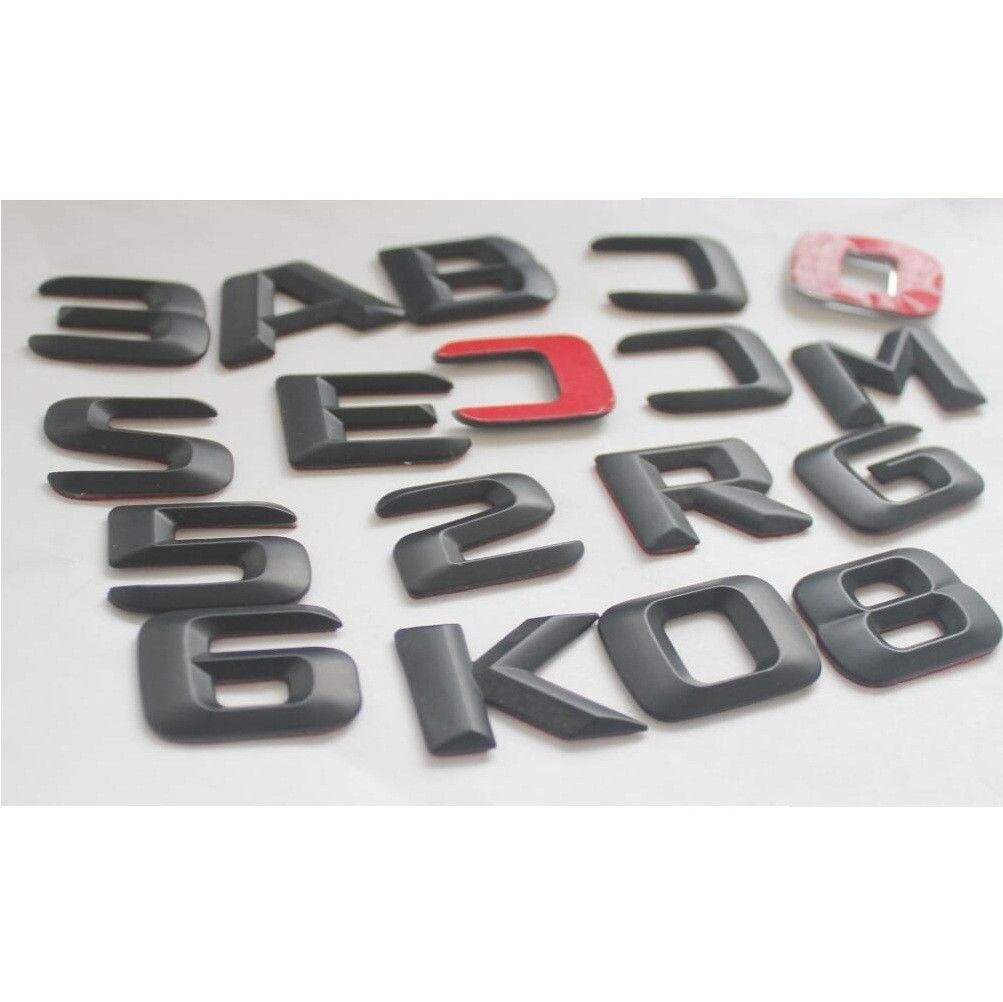 Black 3D C63s Letters Trunk Emblem Badge Sticker for Mercedes Benz C63 ...