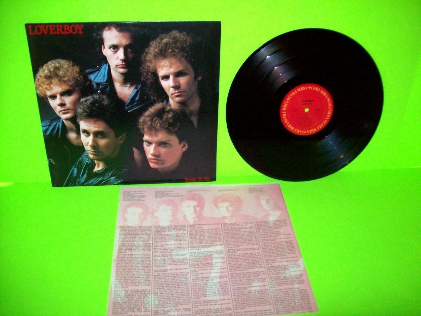 Loverboy ‎– Keep It Up Original 1983 Vinyl LP Record Classic Hard Rock ...