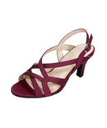  FLORAL Charlotte Women Wide Width Criss-Cross Comfort Dress Heel Shoes  - $49.95