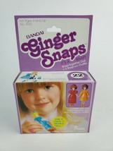Vintage 1981 Bandai Ginger Snaps #22 snap-together doll 3" New in Purple Box - $23.36