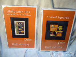 Erica Michael's Halloween Bits and Scared Squared Cross Stitch Patterns New  image 1