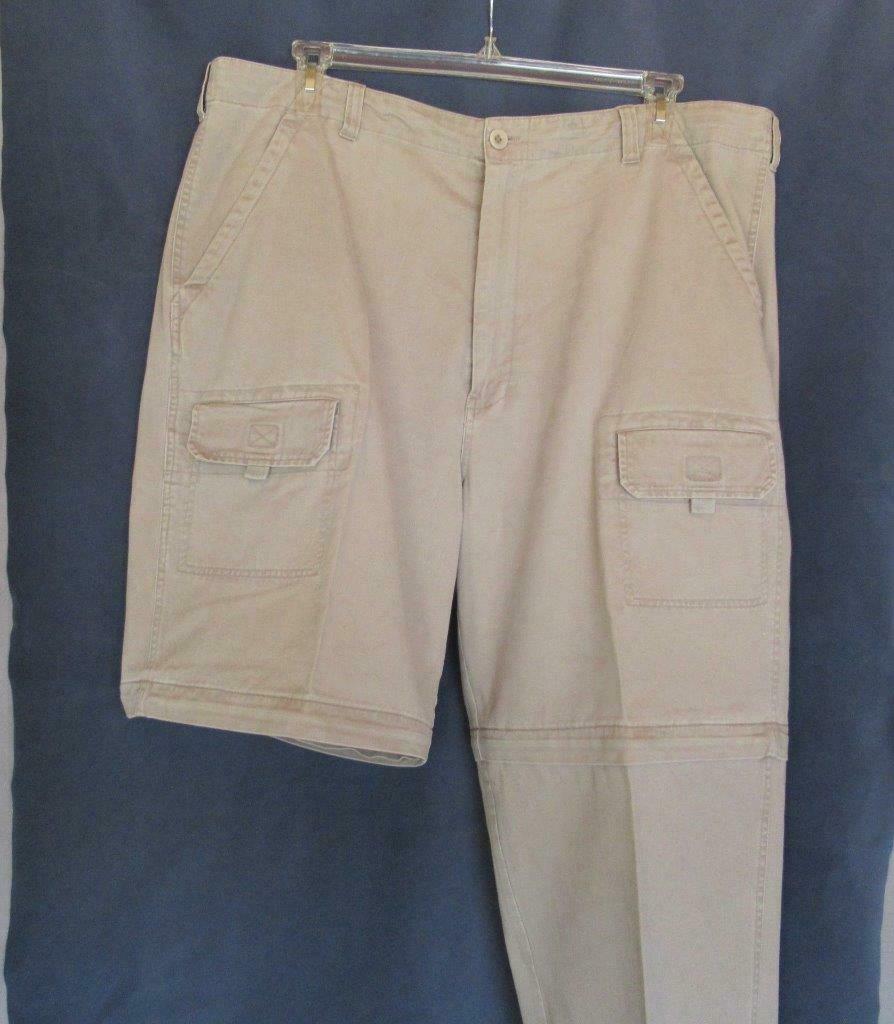 Cape Union Mart convertible pants shorts cargo 42 beige backpacking ...