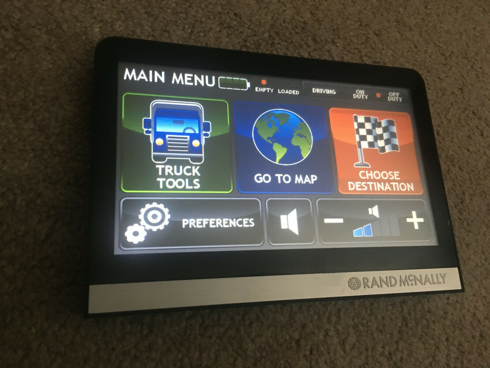 RAND MCNALLY TND710 710 TRUCK GPS RECEIVER GPS Systems