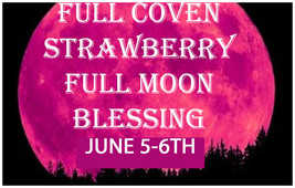 Haunted June 5TH Full Coven 27X Strawberry Moon Blessing Magick 98 Yr Witch - $77.77