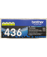 Brother TN436BK Super High Yield Black Toner 6500 Page Yield Sealed Reta... - $84.13