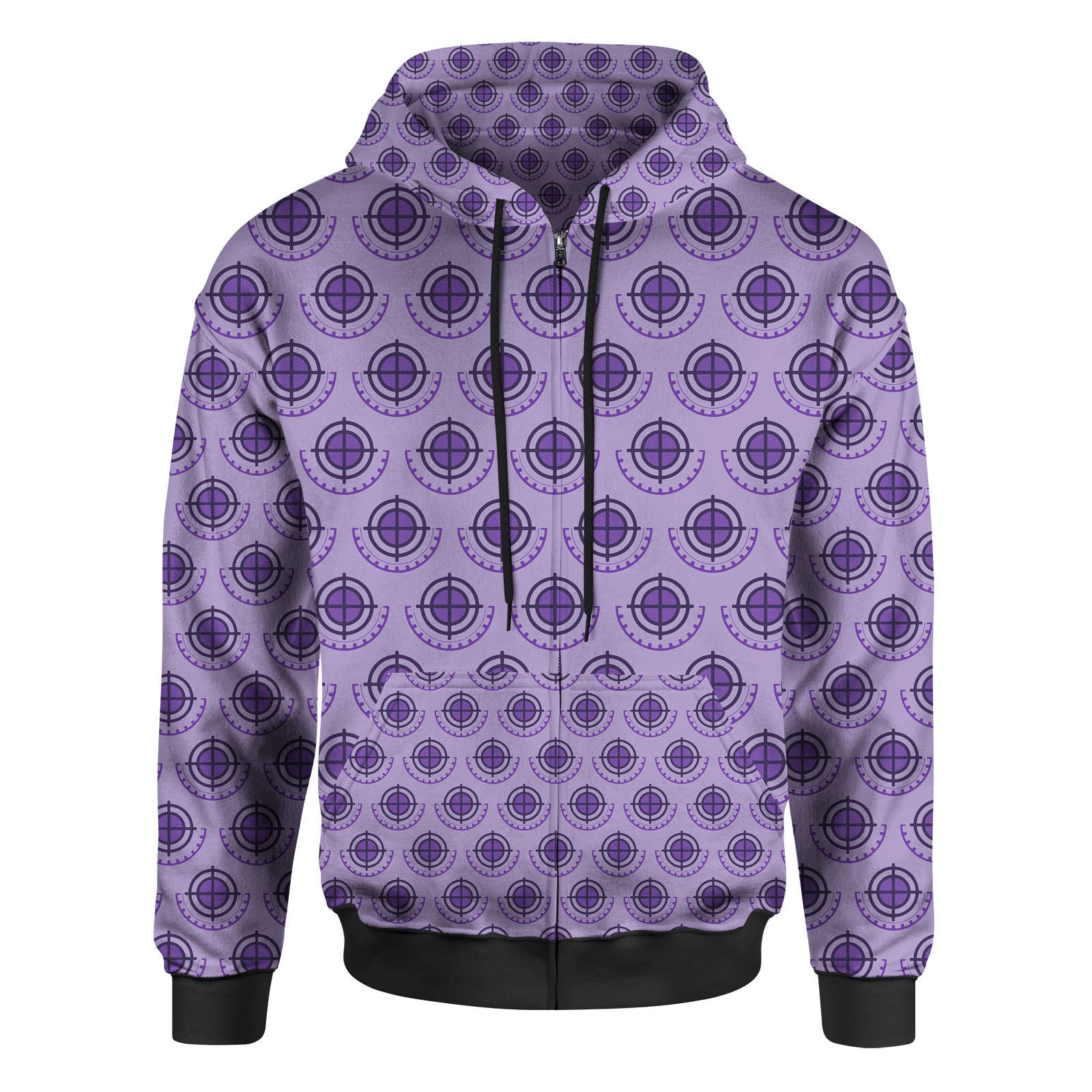 Hawkeye Logo Avengers Superhero Inspired Men Zip Up Hoodie Sweaters