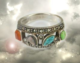 HAUNTED RING ALEXANDRIA'S EVERY COLORS POWERS HIGHEST LIGHT COLLECTOOAK MAGICK - $11,000.77