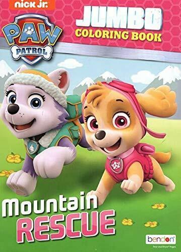 2 Pack Paw Patrol Coloring Books Jumbo Color Activity Great Gift