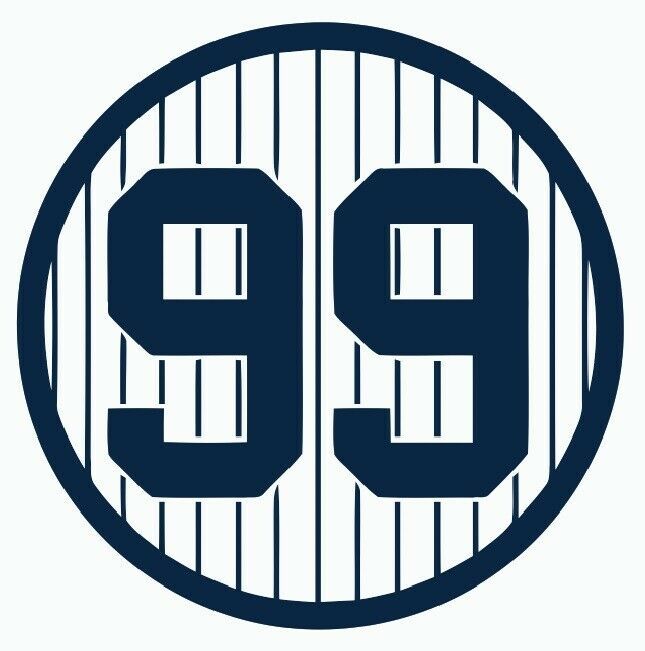 mlb105 New York Yankees Aaron Judge 99 Pinstripe Die Cut Vinyl Decal ...