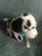 Gently Used Small Justice Plush Black & White Dalmatian MADDIE Puppy Dog Stuffed - $14.89