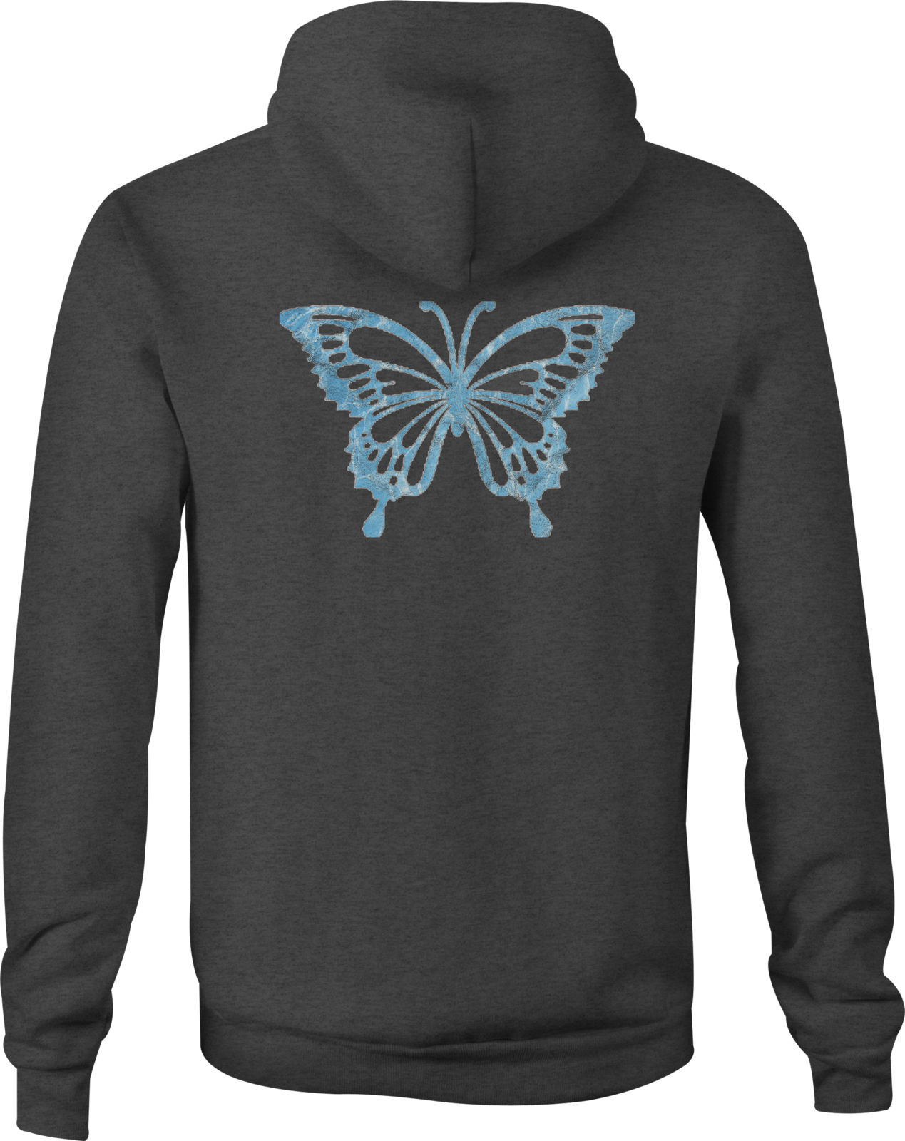 Zip Up Hoodie Monarch Butterfly Ocean Water - Sweatshirts, Hoodies