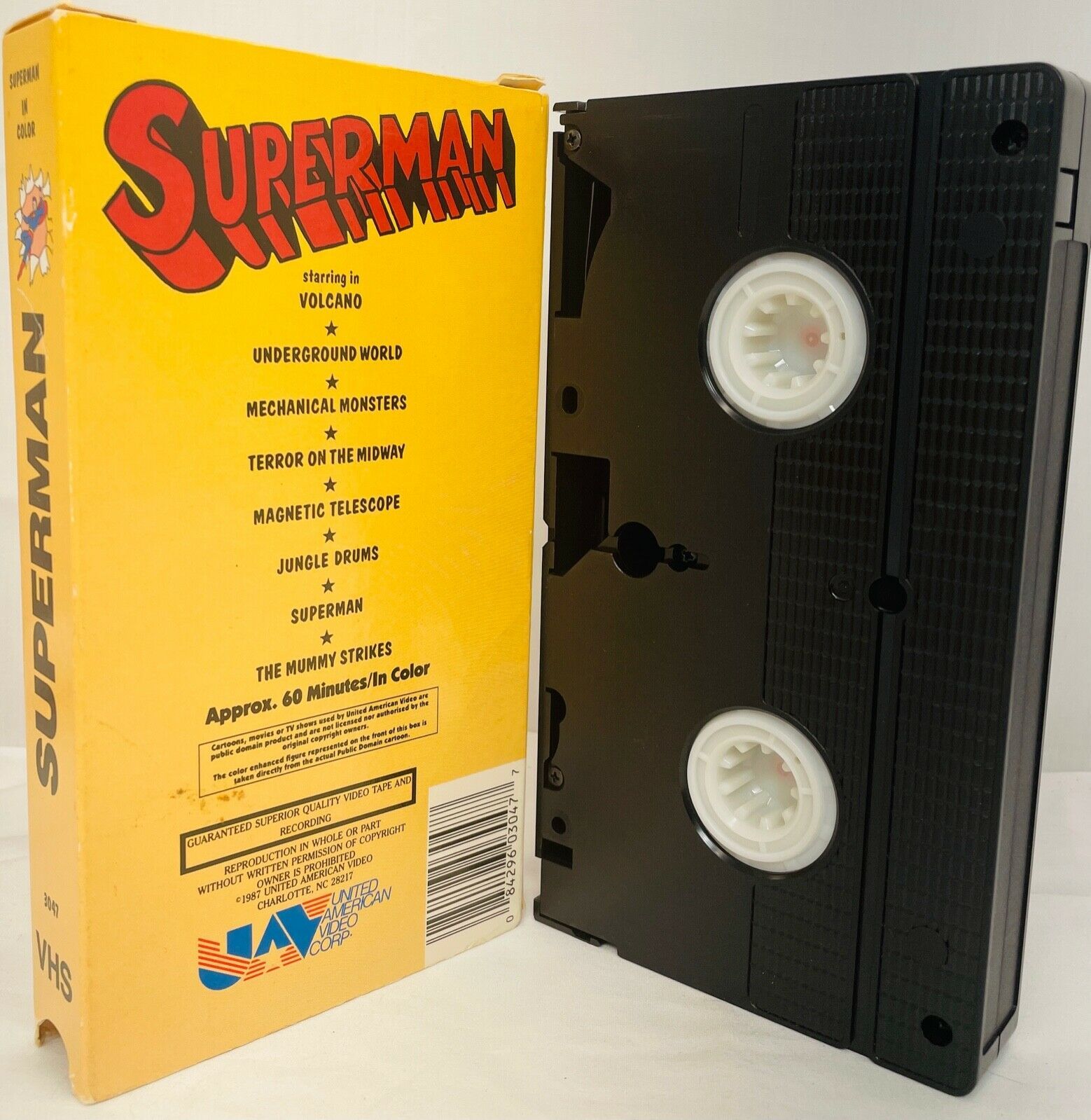 Rare 1989 Superman UAV VHS, 8 different and similar items