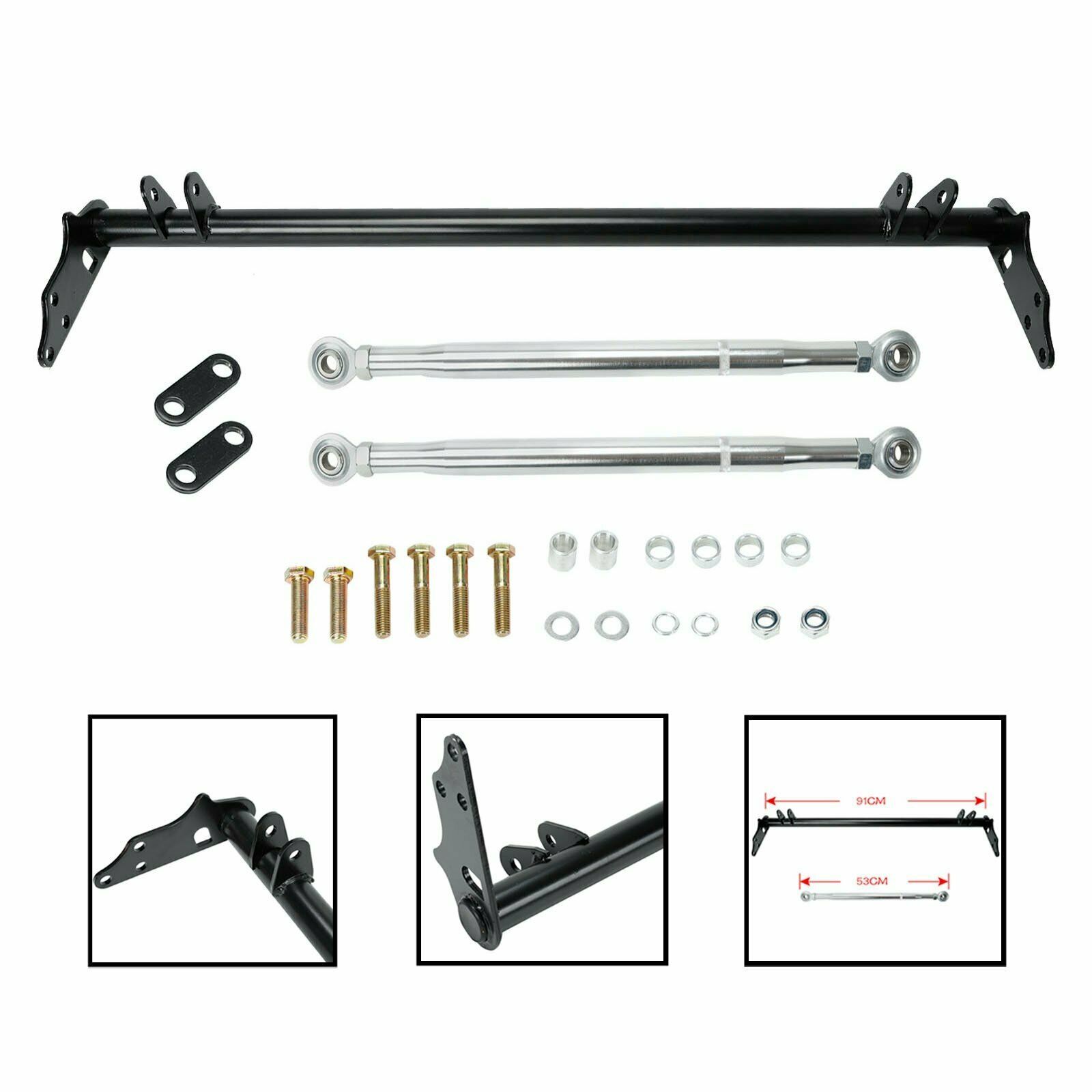 For Honda Civic CRX 1988-1991 Front Traction Control Arm Lower Tie Bar Brace Kit
