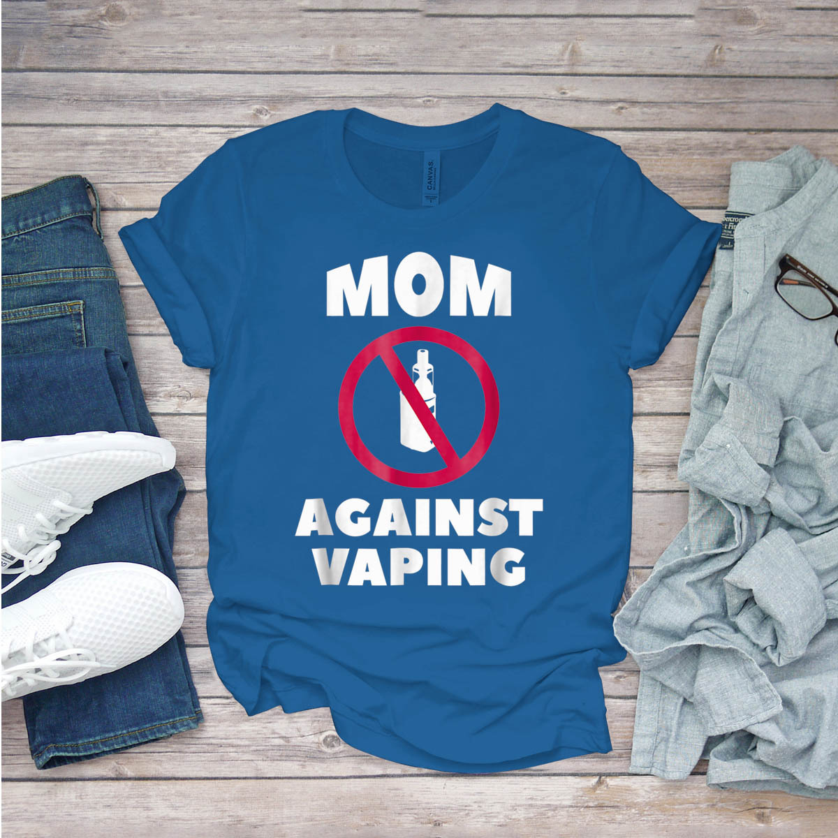 Mom Against Vaping Anti Vaping T-Shirt Birthday Funny Ideas Gift ...