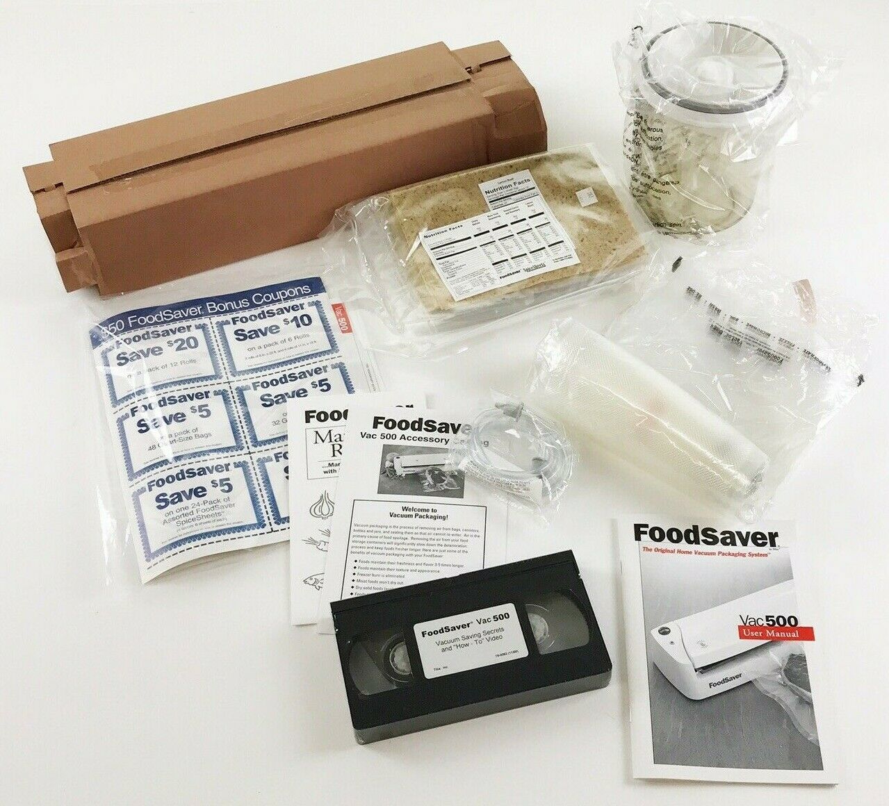 foodsaver vac 500 user manual