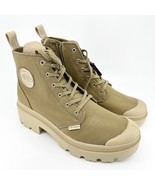 Palladium Pallabase Twill Butternut Womens LEFT 8.5 RIGHT 9 Boots 96907 204 - $44.95
