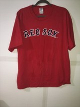 Dustin Pedroia #15 Boston Red Sox MLB Baseball Mens Size XL T-shirt Vint... - $16.99